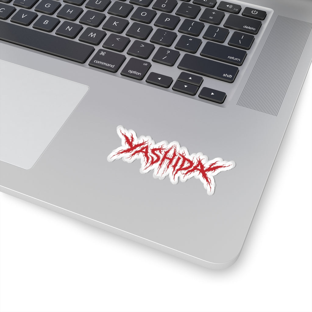 Black Belt Metal Logo Sticker