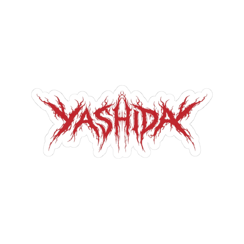Black Belt Metal Logo Sticker