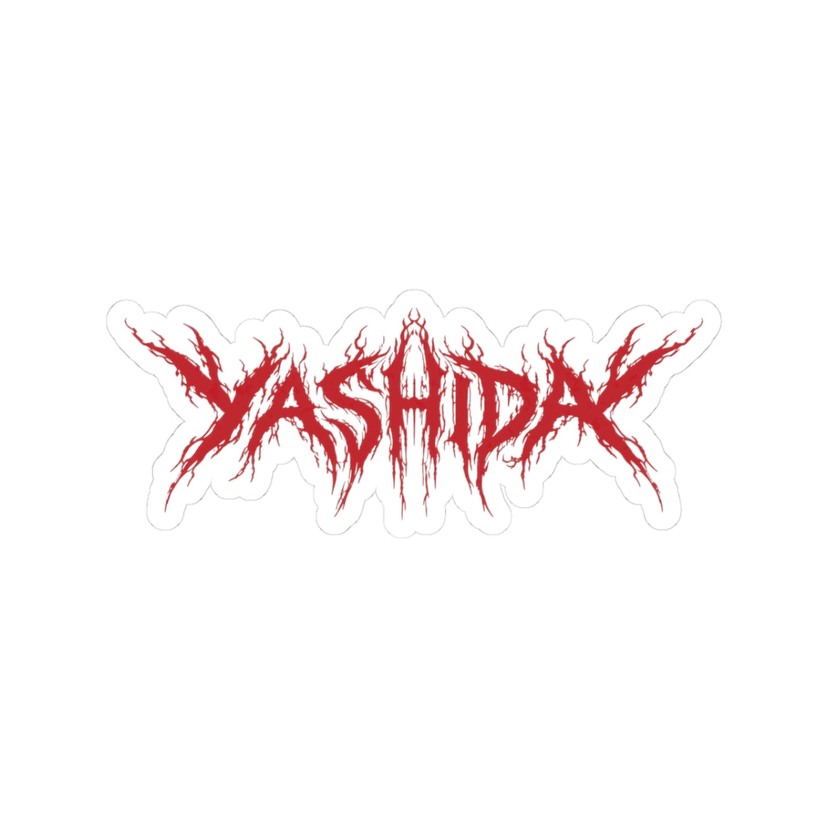 Black Belt Metal Logo Sticker
