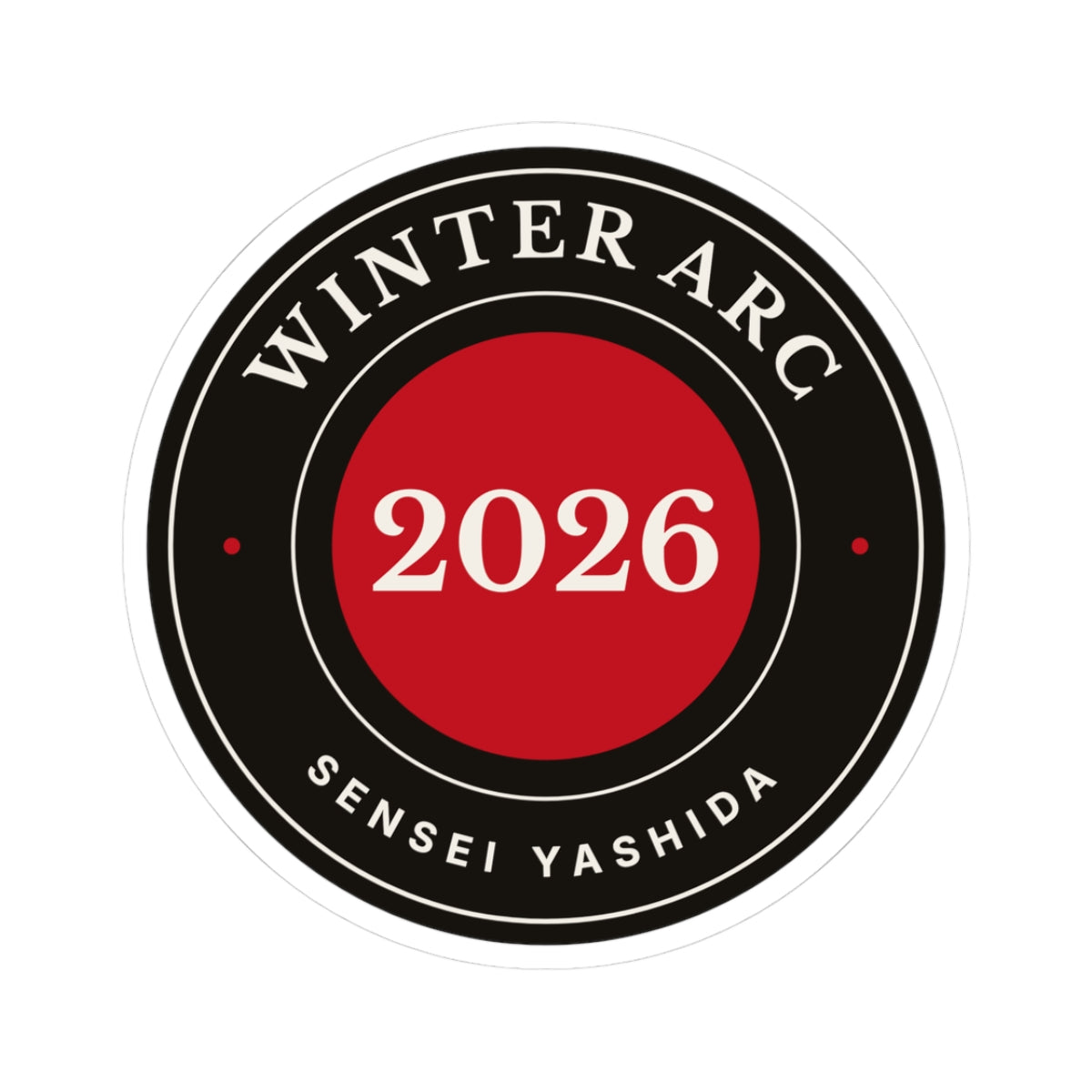 Winter Arc 2026 Sticker