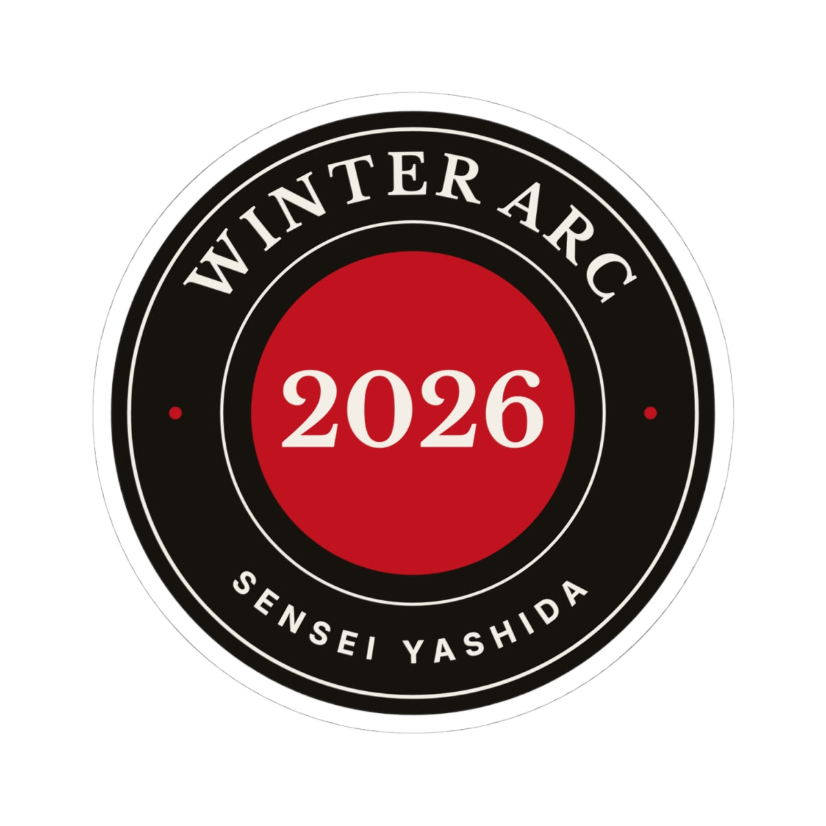 Winter Arc 2026 Sticker