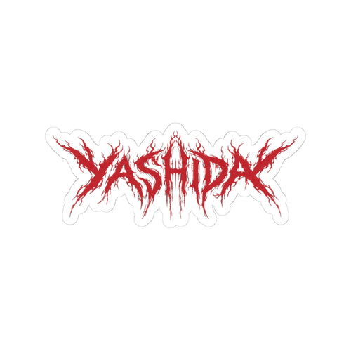 Black Belt Metal Logo Sticker